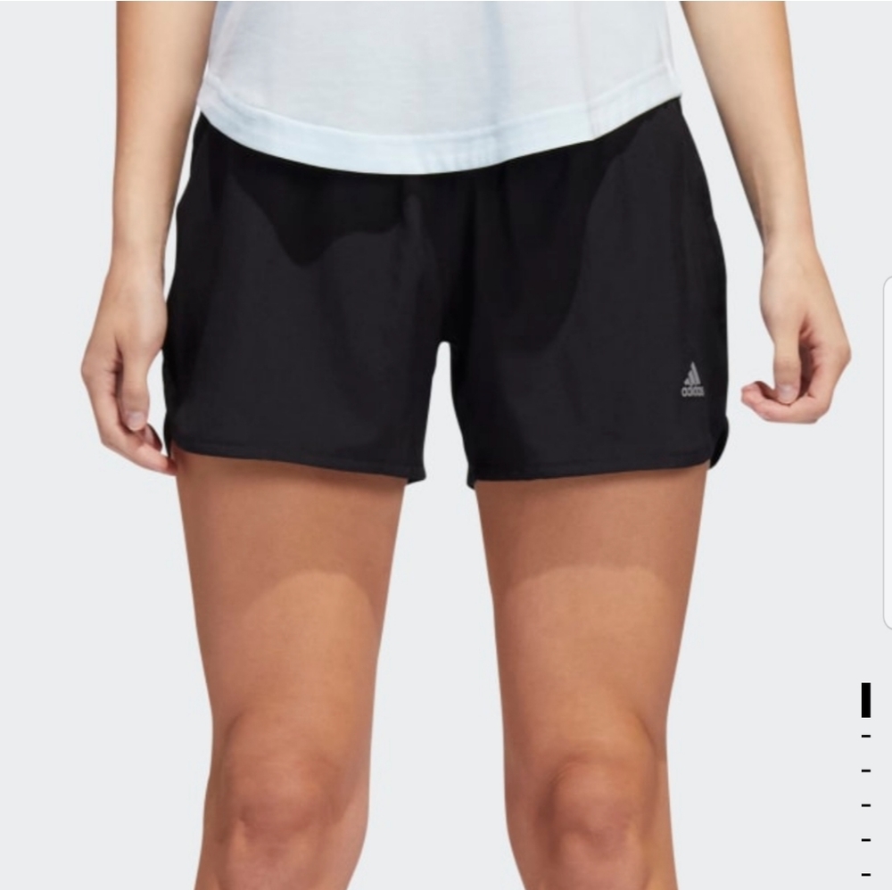 XL Adidas Black Running Shorts with Liner NWT